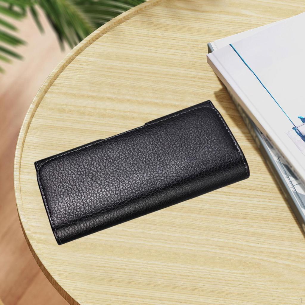 Bolsa de Cintura Masculina com Clipe de Cinto Porta-Celular Bolsa de Cintura Casual para Homens