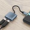 Aluminum USB C Converter 4K Support 100W Fast Phone Tablet Compatibility