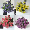 1Pc 6 Branches 36 Heads Simulation Silk Flower Milan DIY Art Wedding Home Decor