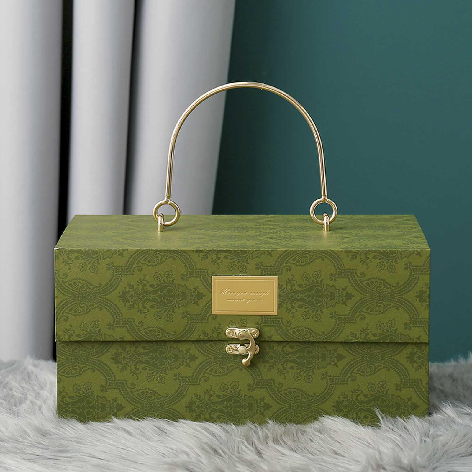 

Елегантна подарункова коробка для вечірки - Розкішна упаковка для цукерок на день народження Thickened 25cm x 14cm x 12cm