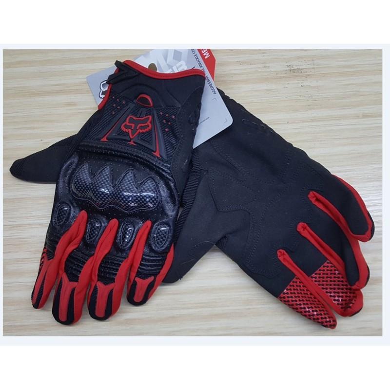 Motorcycle Riding Gloves Motocross Carbon Fibre Leather Racing Gloves