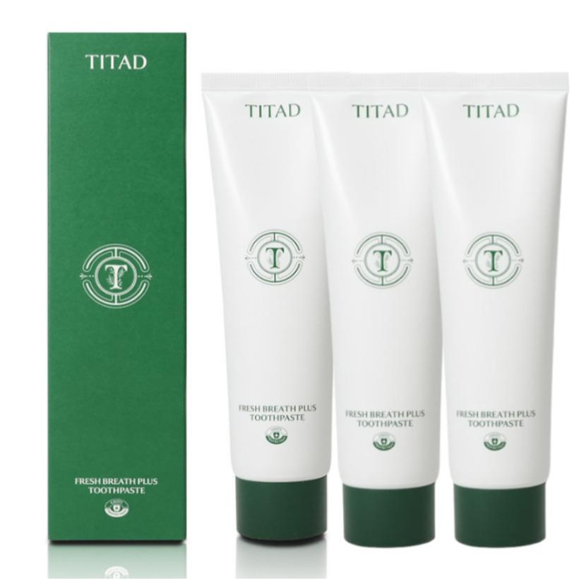 

Titade Fresh Breath Plus Toothpaste 180g-3p Oral Care Fresh Mint