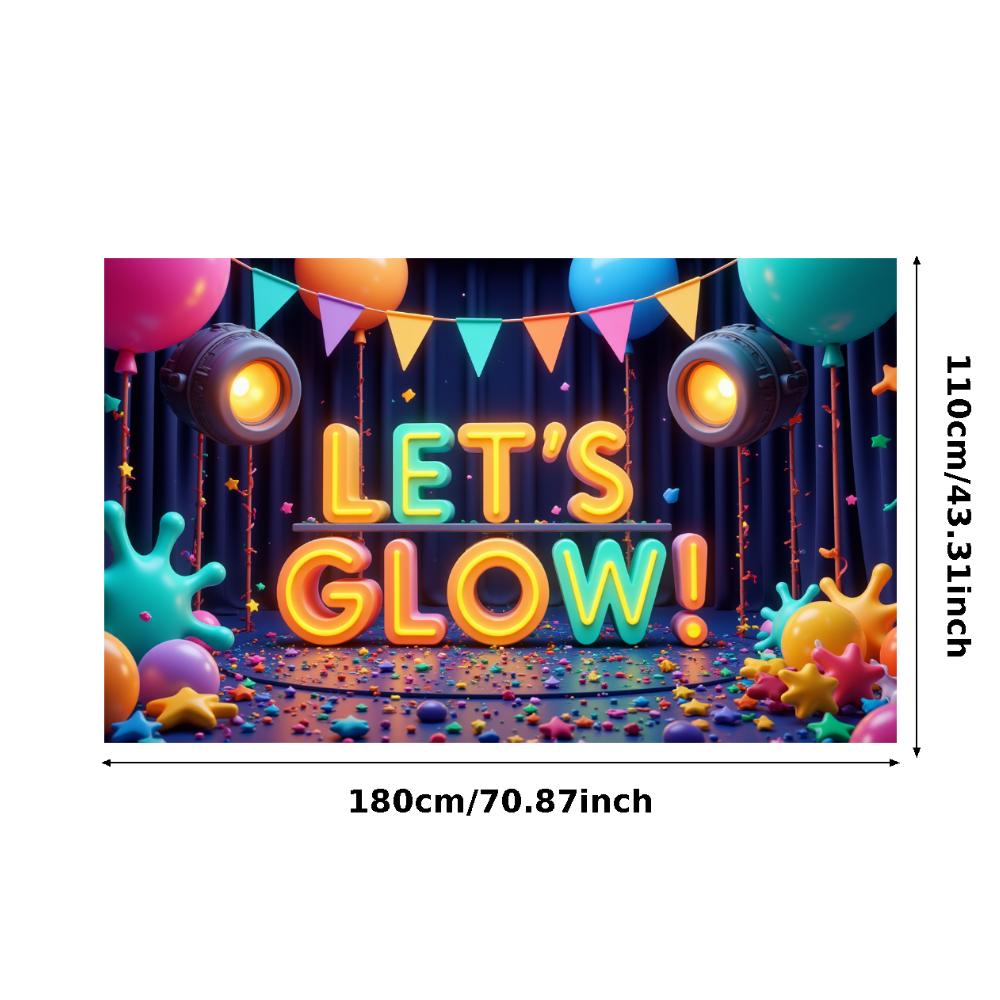 Photo Prop LED Neon Banner Party Decoration Glow Effect Neon Sign For Festival Decoration Party Celebration Night Event