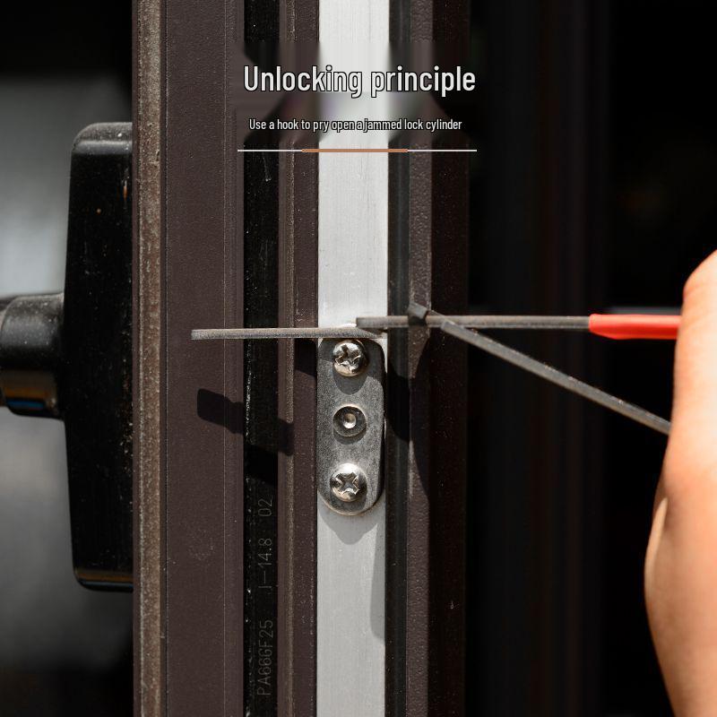 Easy-Open Casement Window Lock: Old-Style, Secure, Outward-Opening