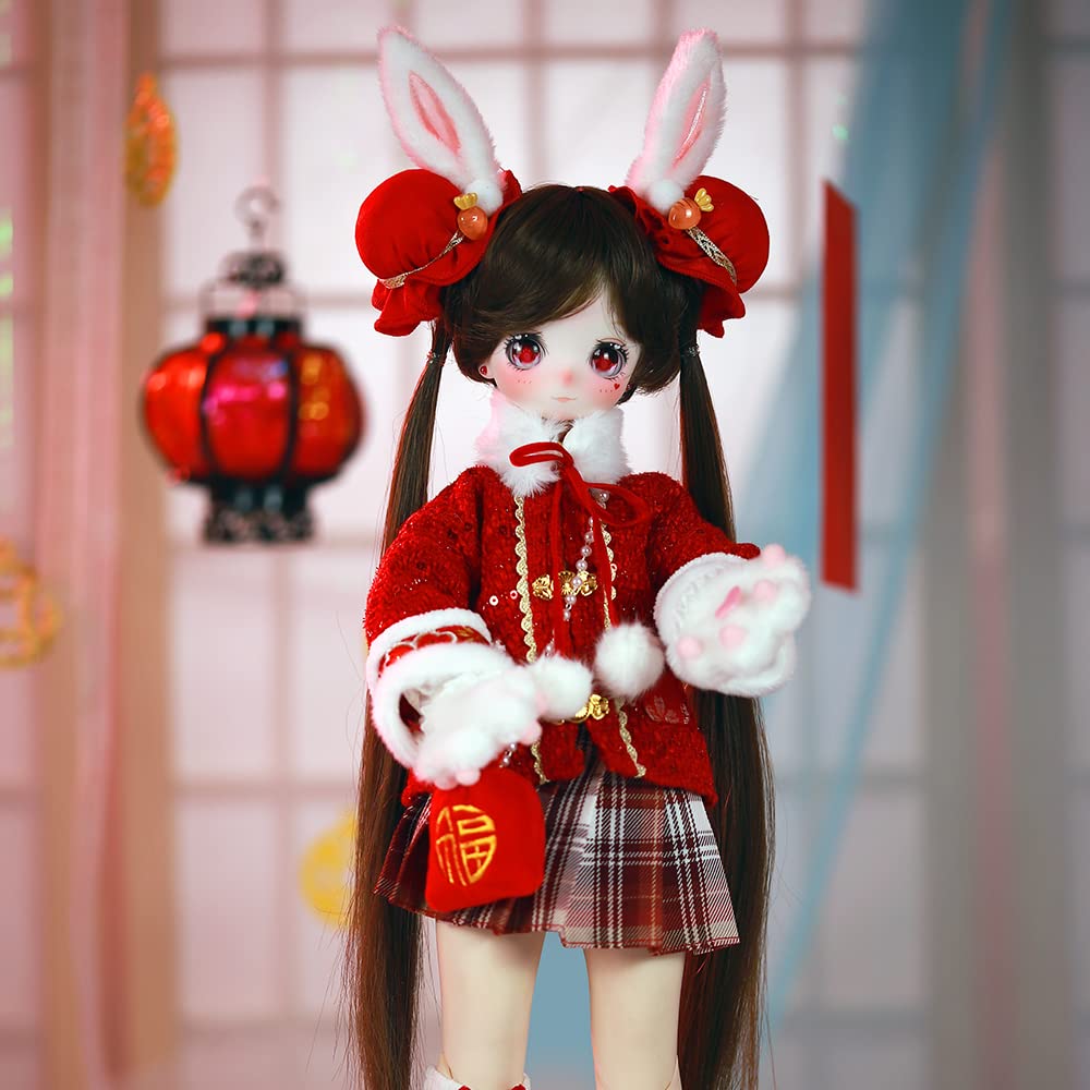 ICY Fortune Days Scale BJD Doll Anime Style Painted Movable Figure 1/4 (Red)