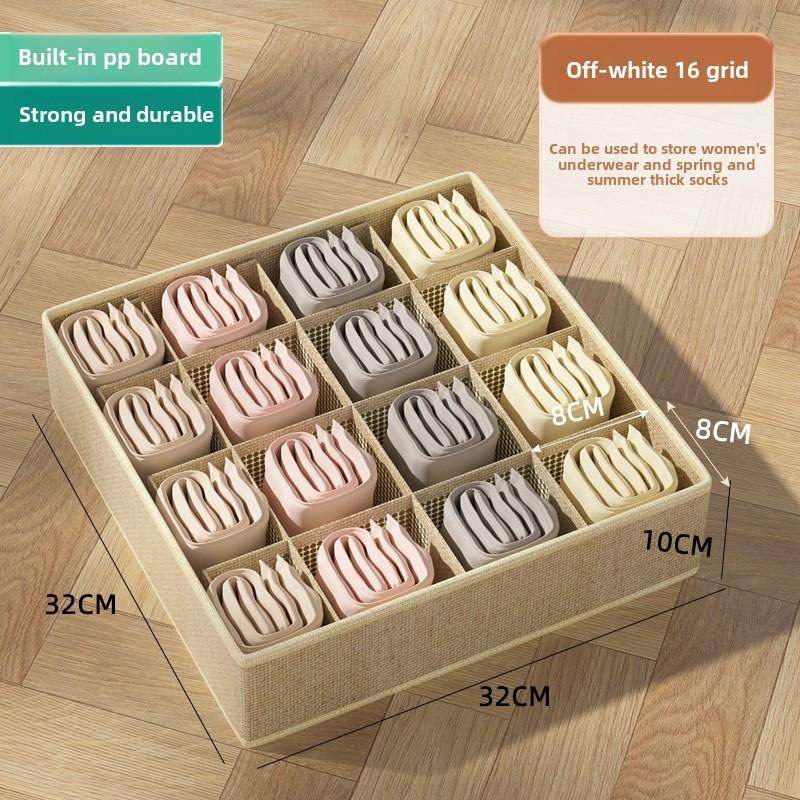 

Органайзер для нижнего белья, ящики для одежды, органайзер для шкафа, органайзер для нижнего белья, бюстгальтеров, носков, трусов, органайзер для хранения 16ge бежевый