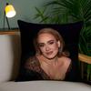 Heiße Sängerin A-Adele 30 Kissenbezug Zuhause Wohnheim Stuhllehne Kurzer Plüsch Doppelseitiger Druck Büro Nickerchen Kissenbezug
