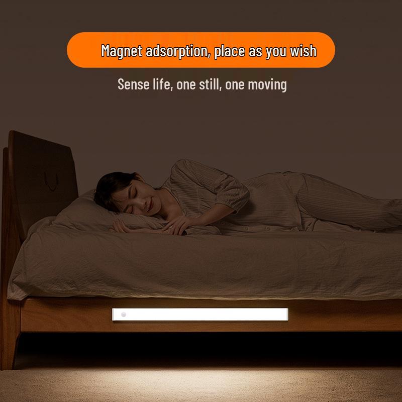 LED Motion Sensor Light - Wireless, Magnetic, Rechargeable Night Light with Long Battery Life for Wardrobe or Cabinet