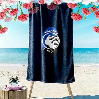 Serviette de plage imprimée Atalanta Game Vibes, Grande serviette douce à séchage rapide pour la plage, le camping, la natation