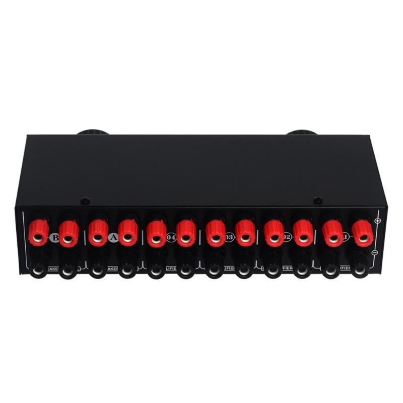 4 Input 2 Output/2 Input 4 Output Passived Power Amplifiers Speaker Switcher Sound Switching Distribution Converters