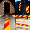Reflective Twill Lattice Tape Waterproof Self-Adhesive Safety Warning Sticker Conspicuity Mark for Truck Vehicle Warning