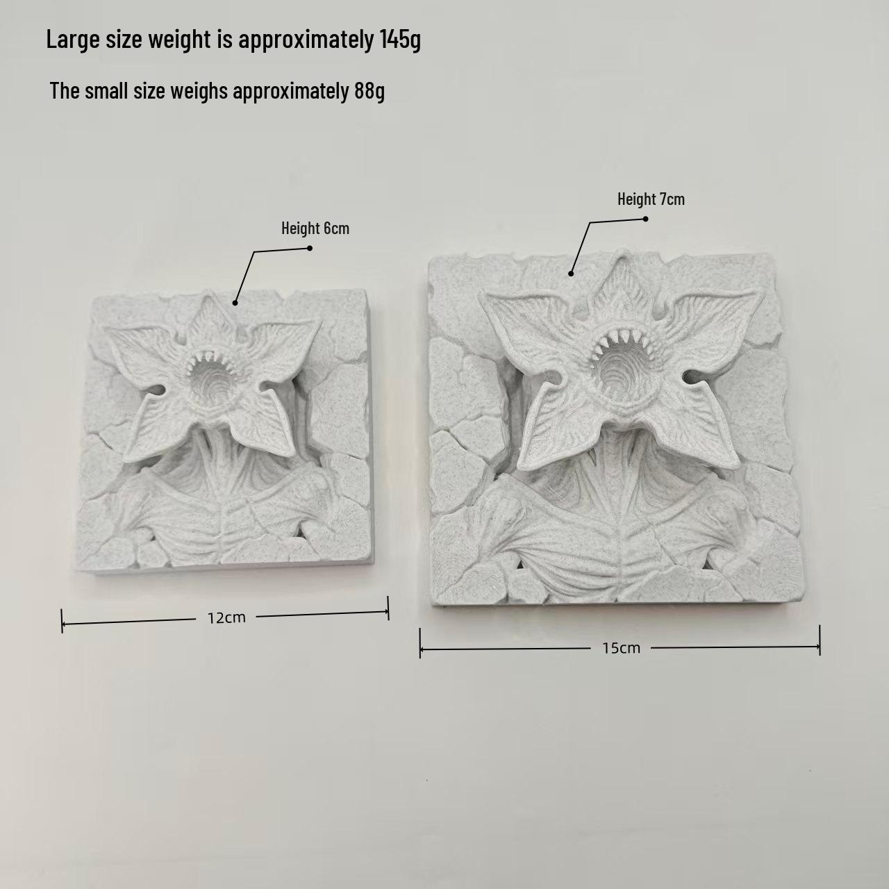 

Embossed Faux Marble 3D Print Desktop Decoration for Drama Fans 12cm--Strange Tales