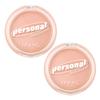 IPKN Personal Perfume Powder Blusher, 2 Pcs, Warm Coral