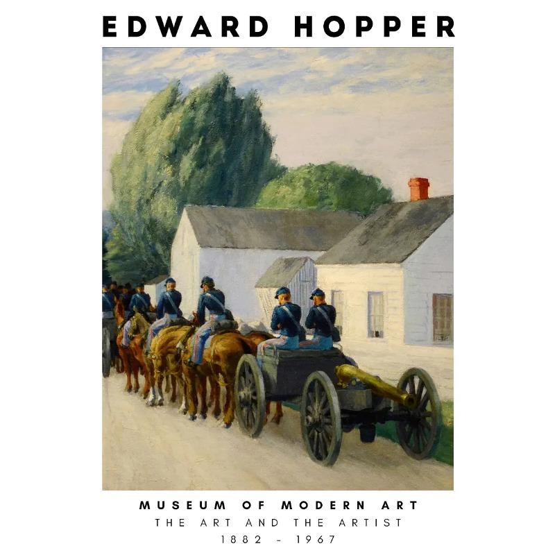 Edward Hopper Museum Exhibition Abstract Posters and Prints Canvas Painting Wall Art Picture for Living Room Home Decor Cuadros