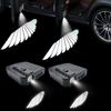 2/4PCS Angel Wings Door Welcome Light Car Atmosphere Lights LED Accessories Wireless Projection Car B7B1 Decorative Lights