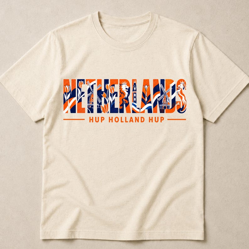 Netherlands Football Shirt, Holland Tee, Dutch Supporter T-Shirt, World Cup 2026 Oranje Fan Gift, Hup Holland,Tee Shirt Top, gift supporter 2XL