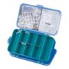 Double-Side Hardware Organizer Box Transparent Plastic Tool Organizer Multifunctional for Nuts Bolts Screws Nails Small Hardware