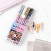 4Color Quick Dry Nail Art Pen Markers Nail Polishing Pen Safe Ink for Precise Designs Portable Use in Any Situation
