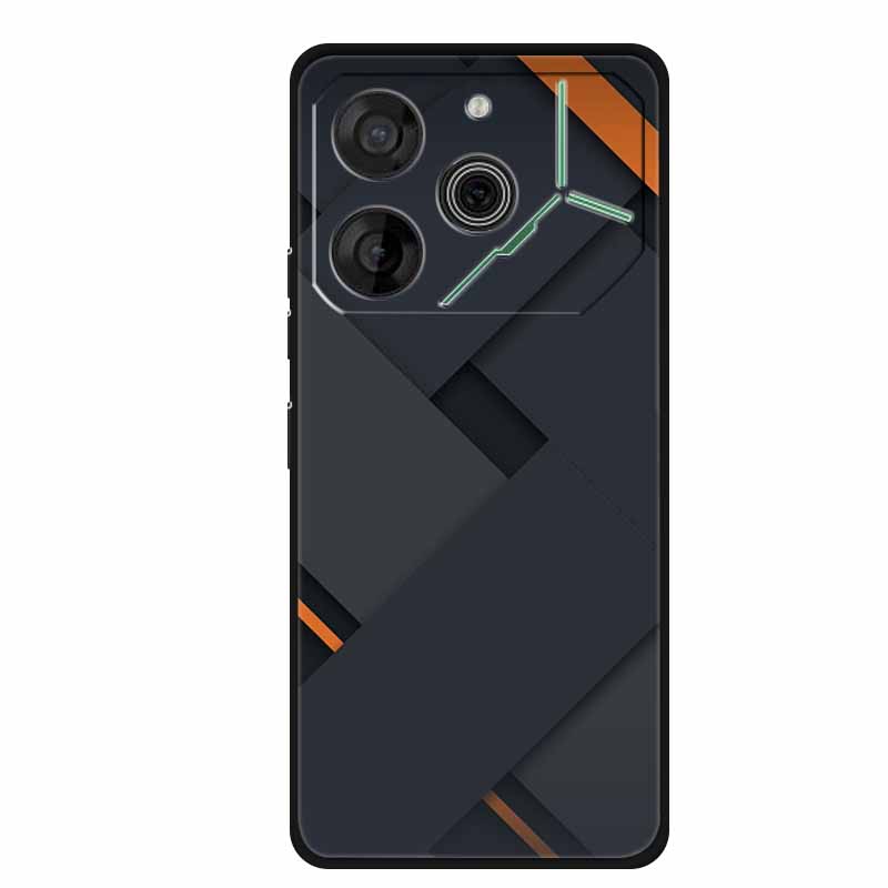 For Tecno Pova 6 Case Luxury TPU Soft Silicone Phone Cases Back Cover for Tecno Pova6 2024 6.78" Shockproof Love New Cute Coque