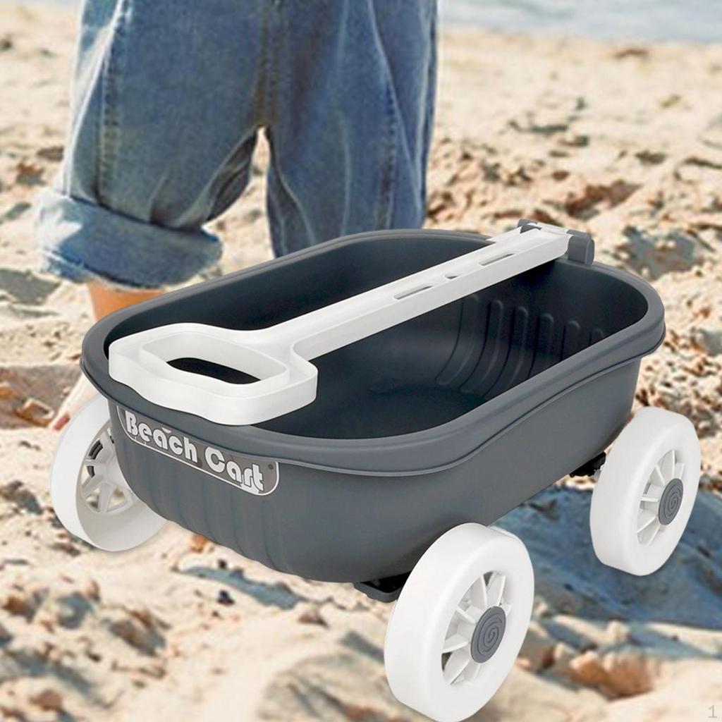 Bahçe Arabası Kum Oyuncak Motor Becerileri Tekerlekli Plaj Arabası Arka Bahçe İç Mekan Dış Mekan İçin