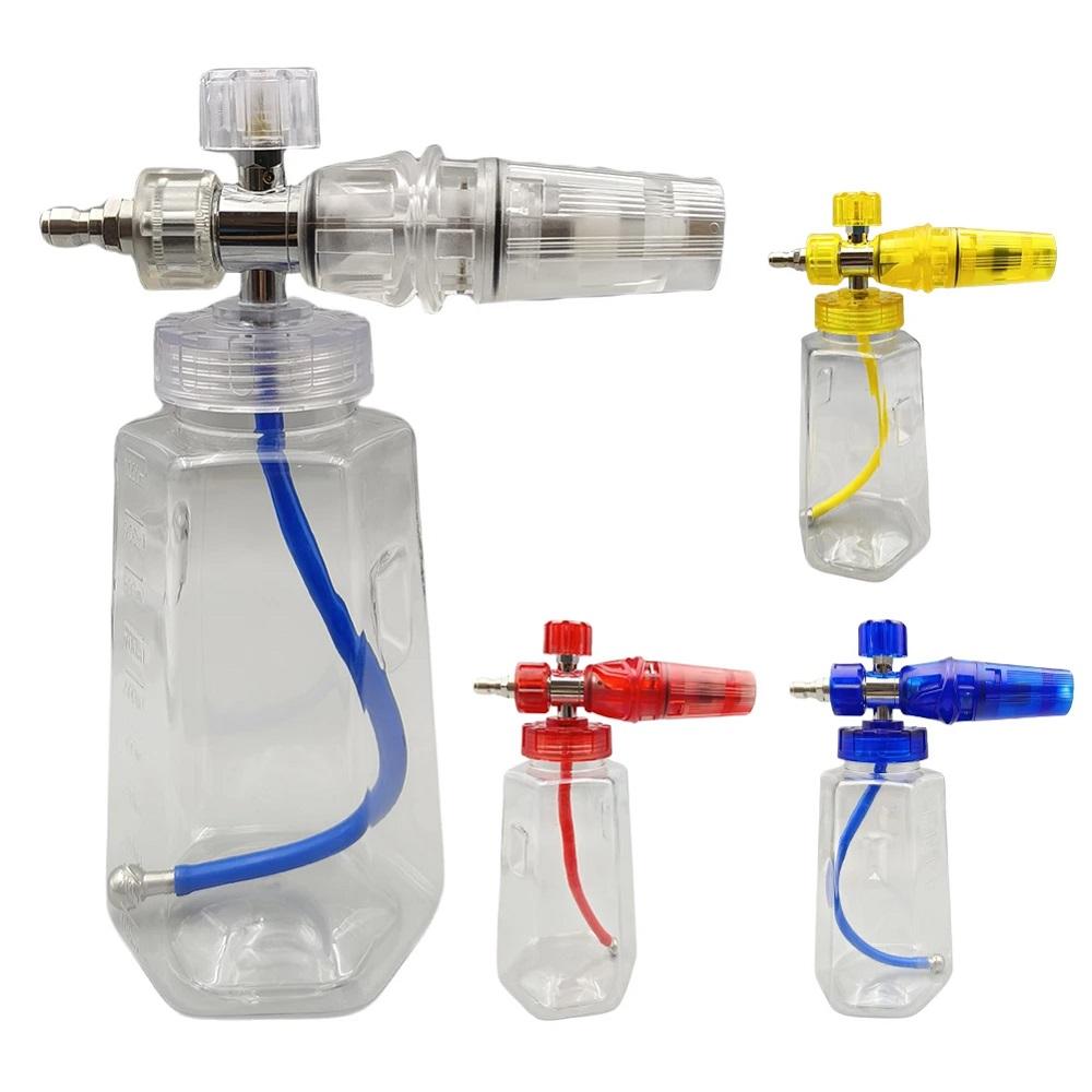 Foam Spray Can Adjustable Car Wash Soap Foam Gun 1L High Pressure Car Washer 1/4 Inch Quick Connect for Auto Washing Cleaning