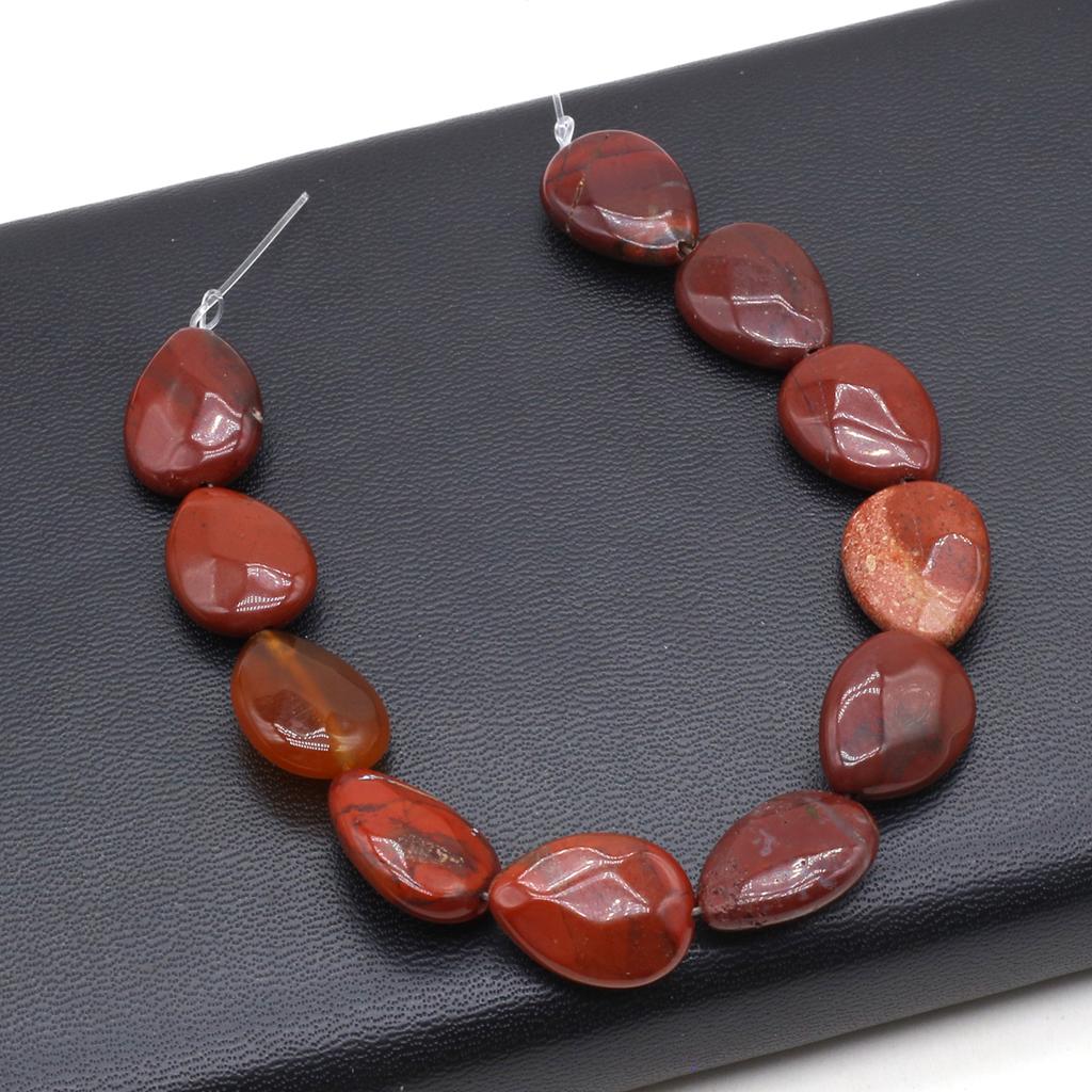 Fashion Natural 6/8/10/12mm Red Jade Round Gemstone Beads Necklace 18