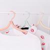 10Pcs Folding Clothes Rack Non-Slip Hangers Curved Groove Design Portable Compact Space-Saving Travel Hangers