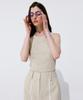 WNDERKAMMER Color-Block Point Linen Trousers_Beige