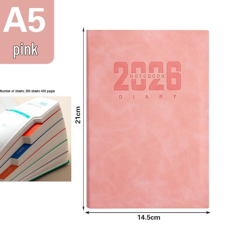 2026 Chinese Daily Planner: Agenda & Efficiency Management Notebook