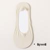 Women's Non-Slip Ice Silk No-Show Socks - Thin, Low-Cut, High-Heel Cotton Blend