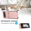 Crossbody Card Holder Wallet Case for Samsung Galaxy Z Flip 7 FE 6 5 4 3 5G Flip6 Wrist Strap Zipper Vegan Leather Phone Cover