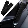 Turcee 2 PCS Auto Seatbelt Covers Soft Seat Belt Cushion,Anti-Friction for a Comfortable Driving,Car Accessories for Men/Women/Kid,Fit with All Cars