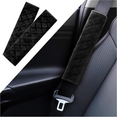 Turcee 2 PCS Auto Seatbelt Covers Soft Seat Belt Cushion,Anti-Friction for a Comfortable Driving,Car Accessories for Men/Women/Kid,Fit with All Cars