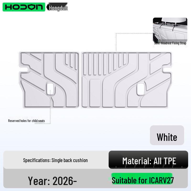iCAR V27 TPE Trunk Mat for Chery: Interior Decorative Floor Mats