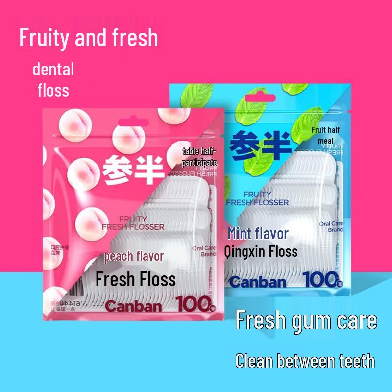 Canban Fruit Flavored Dental Floss Picks