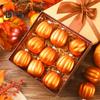 12 ks Podzimní Mini Dýňové Koule Závěsná Dýňová Ozdoba na Den Díkůvzdání Halloweenská Dekorace Vánočního Stromku Farmářský Dům Domácí Párty Dekor