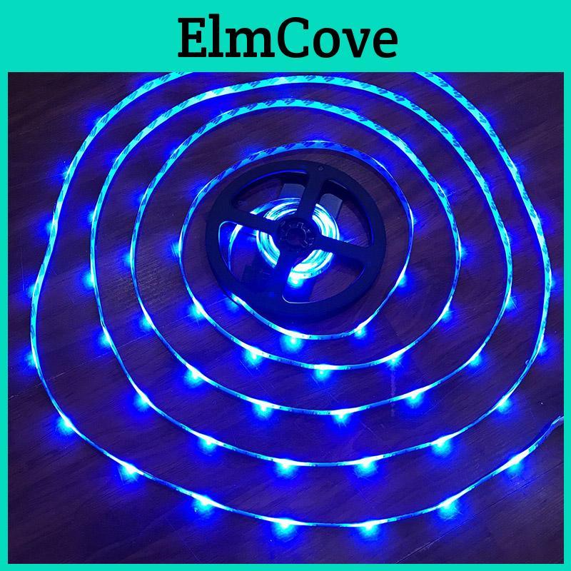 Premium 300 Led Rgb Color Changing Strip Light Kit With Remote And Power Supply 16ft