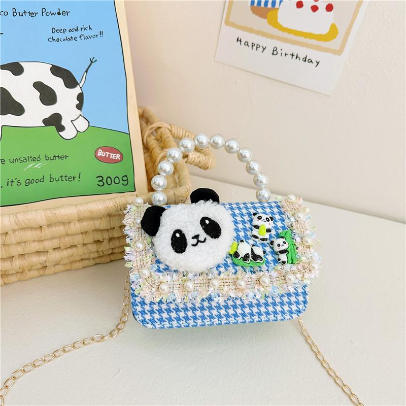 Charming Animal Print Crossbody Bag For Kids With Beaded Elements In Various Colors