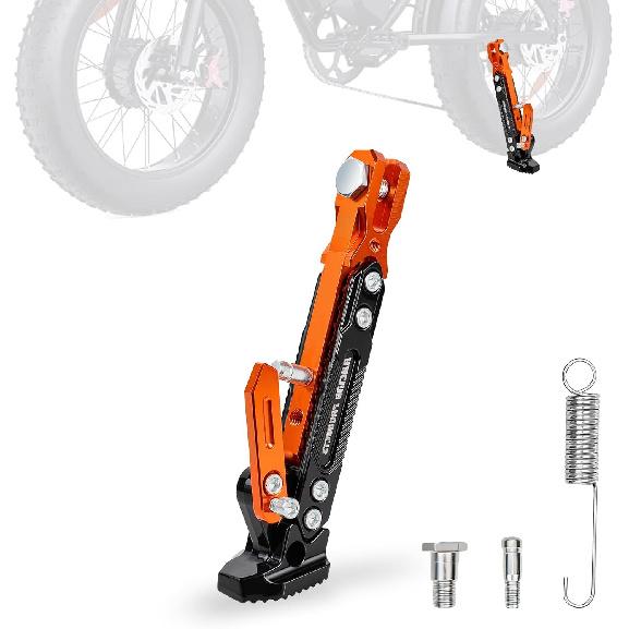 Kickstand Compatible Fit for Tutti Soleil 01 Tuttio Soleil01 GB SF BF ARC, Non-Slip Electric Dirt Bike Kick Side Stand Easy Installation Black