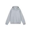 Nike Solid Color Logo Embroidered Pullover Hoodie Long Sleeve Men Tops Gray DX1356-063