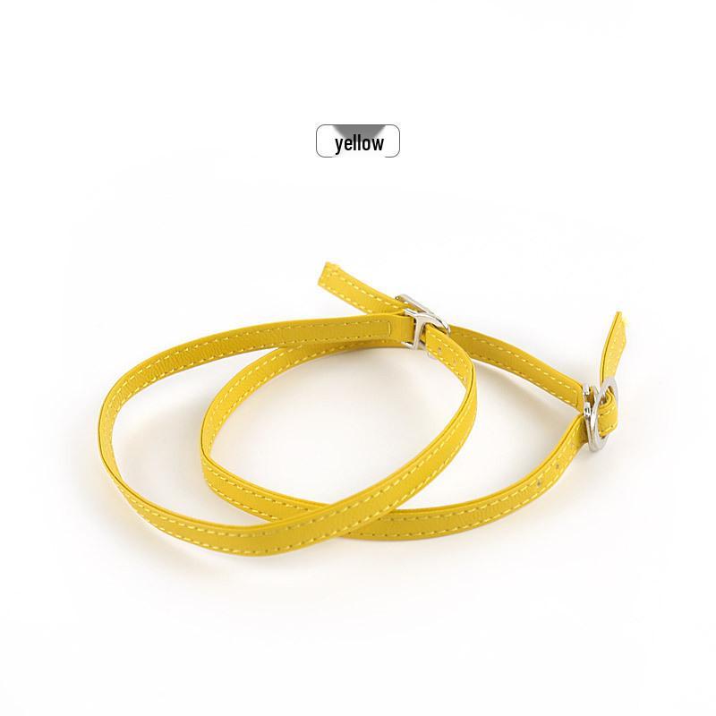 Cordones para Zapatos de Tacón Alto con Tobillera de Cuero Antideslizante para Mujer