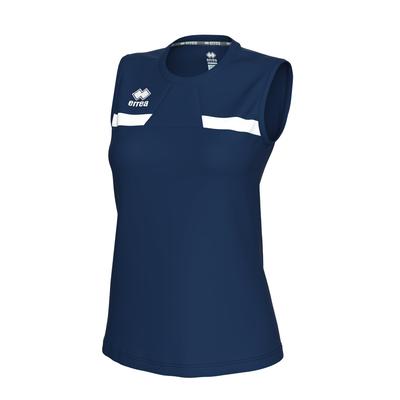 Competition Sleeveless Shirt MARGIE JR [Elea] Navy/White