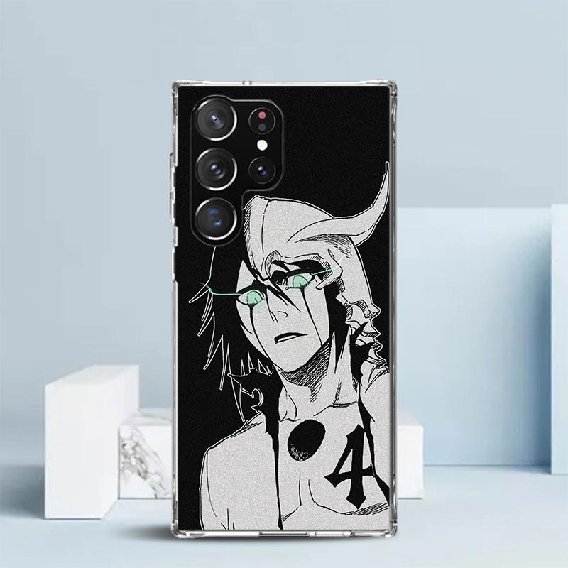Bleach Ulquiorra Cifer 4 Phone Case For Samsung Galaxy S24 S25 Edge S26 Ultra S22 S23 Plus S21 + S20 FE Soft TPU Back Cover Gala