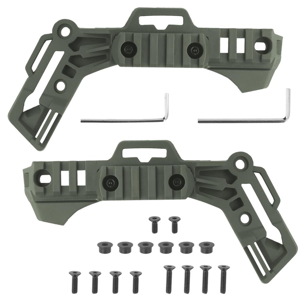 ARC Helmhalterungsschiene Professionelle Kampfhelm-Seitenmontageschiene Helmführungsschienenadapter für Wendy-Helmzubehör