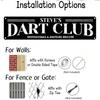 Custom Darts Club Metal Sign Personalized Name Wall Decor Man Cave Game Room Bar Ornament