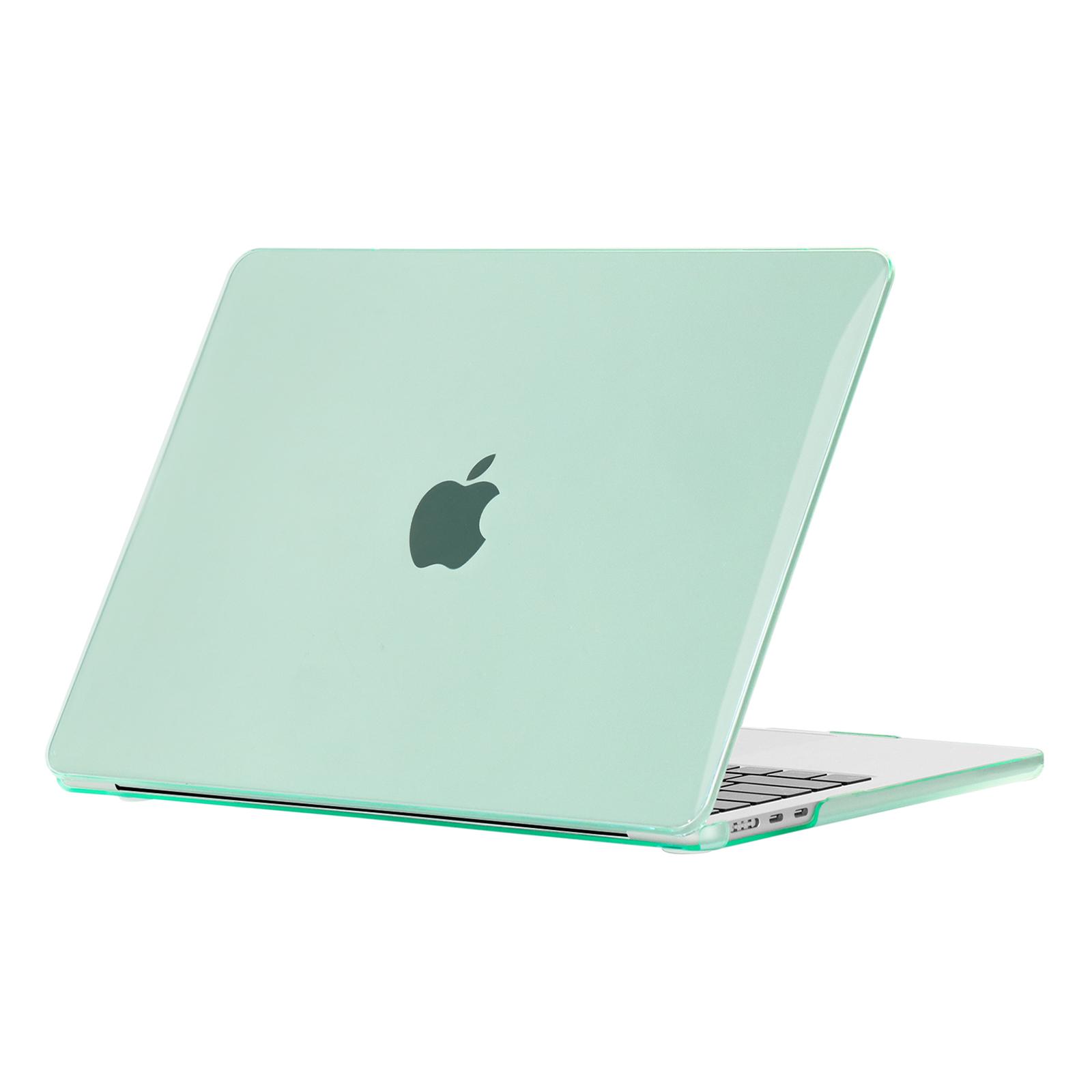 

Для Macbook Air 15 дюймов (2025)/(2024) A3114 M3/(2023) M2 A2941 Чехол для ноутбука Прозрачная жесткая защитная крышка из ПК Green