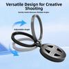 52mm 67mm Magnetic ND Filter Adjustable ND2-400 Phone ND Filter Kit Camera Lens Clip  For Vlog