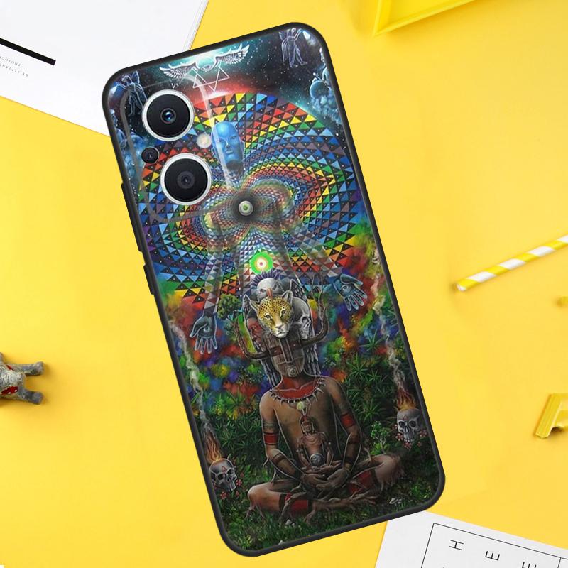 Spiritual Trippy Psychodelic For OPPO Reno 13 14 12 11 10 Pro 14F 13F 12F 11F 7 8 Lite 8T OPPO Find X5 X6 X8 X9 Pro Case