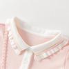 DAVE&BELLA Girls' Knitted Polo A-Line Summer Dress