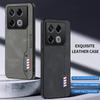 Matte PU-Leder Linsenschutz Rückseite Hülle für Infinix GT 20 Pro 5G/X6871 Weicher Stoßfänger Schutz Handyhülle